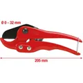 Produktbild: KS Tools Kunststoff-Rohrschere Ø 0-32mm, 205mm (205 mm) (222.1001M)