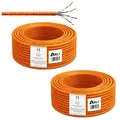 Produktbild: 200m Cat7 Netzwerkkabel Cat 7 2x 100m Verlegekabel Kabel Installationskabel