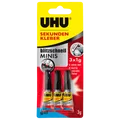 Produktbild: UHU Sekundenkleber Minis 3x1g
