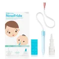 Produktbild: Frida Baby Nasensauger Set | NoseFrida mit 10 Hygienefiltern & 20 ml Nasenspray | Sanft & nicht-invasiv bei Schnupfen | Spülmaschinenfest, BPA-frei, inkl. Aufbewahrungsbox