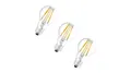 Produktbild: OSRAM Lighting Osram LED Base Classic A 100 Filament, 11 W, 1521 lm, E27, warmweiß, klar, 3-er Pack 4058075592438