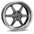 Produktbild: BORBET DESIGN DB8/GT graphite rim polished 9.5Jx18 5x100 ET30 3000098287
