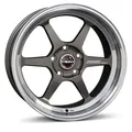 Produktbild: 1x BORBET DESIGN DB8/GT graphite rim polished 9.5Jx18 5x100 ET30