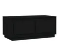 Produktbild: vidaXL Couchtisch Couchtisch Schwarz 102x50x44 cm Holzwerkstoff (1-St)
