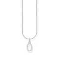 Produktbild: THOMAS SABO Halskette Buchstabe O 925 Sterling Silber mit Zirkonia KE2254-051-14