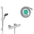 Produktbild: hansgrohe Pulsify Select S Brauseset 105, 3jet Relaxation, Ecostat Element,