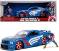 Produktbild: Jada 253225007 - 1:24 Marvel Captain America + 2006 Ford Mustang GT