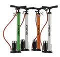 Produktbild: FISCHER Alu Fahrrad Luftpumpe Standpumpe mit Manometer für alle Ventile bis 8bar