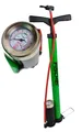 Produktbild: FISCHER Standpumpe Fahrradpumpe Alu Manometer Adapterset Ballnadel Grün