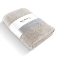 Produktbild: herzbach home Premium Badetuch 100 x 150 cm (sandgrau) – Großes, weiches & saugstarkes Badehandtuch in Bester Qualität – 100% natürliche Baumwolle