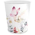 Produktbild: itenga Papierkorb 33106025, Schmetterling, rund, aus Kunststoff, 11 Liter
