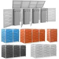 Produktbild: Mülltonnenbox Müllbox Mülltonnenverkleidung 1/2/3/4 er Mülltonnen Gartenbox DE