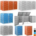 Produktbild: Mülltonnenbox Doppelbox Mülltonnenverkleidung Mülltonne 240L Gartenbox Müllbox