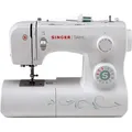 Produktbild: SINGER TALENT 3321, Weiß, Halbautomatische Nähmaschine, Nähen, 4 Step, Elektro, 450 mm - Weiß