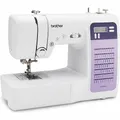 Produktbild: Brother FS70WTx Patchwork (70 Stiche) - Nähmaschine mit Anschiebetisch Weiß, Lila