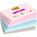 Produktbild: Post-it Super Sticky Notes Soulful Collection Haftnotizen extrastark farbsortiert, 6 Blöcke