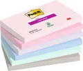 Produktbild: Post-it Super Sticky Notes Haftnotizen 76x127 mm 90 Blatt 6 Blöcken extra stark