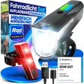 Produktbild: Nextcover Fahrradbeleuchtung NEXTCOVER® Fahrradlicht Set mit [LightSense] Sensor & 11h Akkulaufzeit