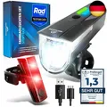 Produktbild: NEXTCOVER® Fahrradlicht Set mit [LightSense] Sensor & 11h Akkulaufzeit I USB