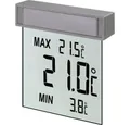 Produktbild: TFA Dostmann Hygrometer TFA Dostmann 30.1025 Fenster-Thermometer Silber 30.1025