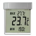 Produktbild: Digitales Fensterthermometer Min-Max Außenthermometer, abnehmbar, selbstklebend