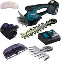 Produktbild: Makita DUM604RFX Akku-Grasschere 18V / 3,0Ah, 1 Akku, Schnittbreite 16cm, Strauchschere