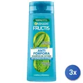 Produktbild: 3X Fructis Shampoo 250 Ml. Antischuppen Re-Oxygen
