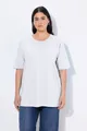 Produktbild: Ulla Popken T-Shirt bis 72 Basic T-Shirt Oberteil Regular Fit Halbarm