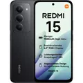 Produktbild: Xiaomi Redmi 15 4G Smartphone 128GB 6GB RAM midnight black 7000mAh Dual-Kamera