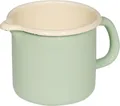 Produktbild: Riess Schnabeltopf 0039-006 | Milchtopf 10 cm 0,75 L | Emaille | Induktion | energiesparend | Nilgrün