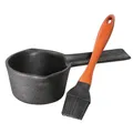 Produktbild: Küchenprofi 400ml Marinaden-Set Gusseisen Palisander mit Silikonpinsel
