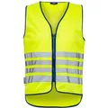Produktbild: ABUS Warnweste Lumino Reflex Vest - Sicherheitsweste für bessere Sichtbarkeit bei Tag und Nacht - für Erwachsene - mit Reißverschluss - Größe XL