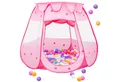 Produktbild: LittleTom Spielzelt mit 300 Bällen - Pop Up Kinderspielzelt - Bällebad Zelt Indoor Outdoor Faltbares Garten Kinderzelt mit Bällebadbällen - Ballzelt mit Tasche
