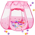 Produktbild: Bällebad Mädchen - 300 Bälle - 120x120x90 Kinderzelt Spielzelt Baby Bällezelt