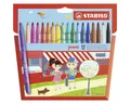Produktbild: STABILO Filzstift STABILO power Filzstift - 2 mm - 18er Set