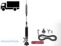 Produktbild: Albrecht TITANIUM 800 CB Funk Antenne 80cm kpl. PL Steck Kabel Fuss Top für LKW