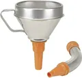 Produktbild: Pressol Metall-Trichter mit flexiblem Auslauf 02645 Abmessungen:(Ø) 160 mm Inhalt 1.3 l (02645)
