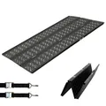 Produktbild: DREIBREIT by TRUTZHOLM 3-Fach Auffahrrampe klappbar 215cm Traglast 1020kg Alu schwarz gelocht Verladerampe Rampe
