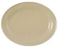 Produktbild: Seltmann Weiden Servierplatte Seltmann Weiden Beat Sandbeige Servierplatte oval 35x28cm, Porzellan, (Packung)