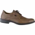 Produktbild: Jomos komfortable Herren Business Leder Halbschuhe cognac, Lederfutter, herausnehmbares Fußbett, Luftpolstersohle - Braun - 47