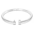 Produktbild: Swarovski Mesmera Armreif, Weiss, Rhodiniert