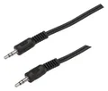 Produktbild: Bachmann 918.010 Klinke Audio Anschlusskabel [1x Klinkenstecker 3.5mm - 1x Klinkenstecker 3.5 mm] 1.50m Schwarz
