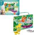 Produktbild: Ravensburger 4872 Play+ Magnetisches Holz-Fühl-Puzzle: Dschungel, Holz-Puzzle