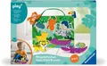 Produktbild: Ravensburger Babywelt Play+ Magnetisches Holz-Fühl-Puzzle Dschungel 04872
