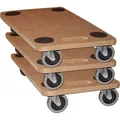 Produktbild: 3x Möbelroller Transportroller 250kg Rollbrett MDF Möbel Hund Roller