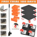 Produktbild: 5 tlg Transportroller Set 400 kg Möbelheber Umzughelfer Möbelrollen Möbelrücker