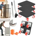 Produktbild: 5tlg Transportroller Set 400 kg Möbelheber Umzughelfer Möbelrollen Möbelrücker