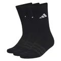 Produktbild: adidas Unisex CUSHIONED SPORTSWEAR CREW SOCKS 3 PAIR PACK, black/black/white, 45-48