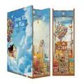 Produktbild: Travel With The Wind Steam Age Book Nook 3D Wooden Puzzle LED Puzzlebuch Buch