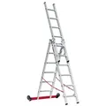 Produktbild: Euroline Premium 30778 Mehrzweckleiter 3-teilig 3x6 Sprossen